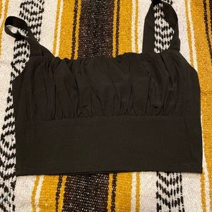 SHEIN ruffled crop top